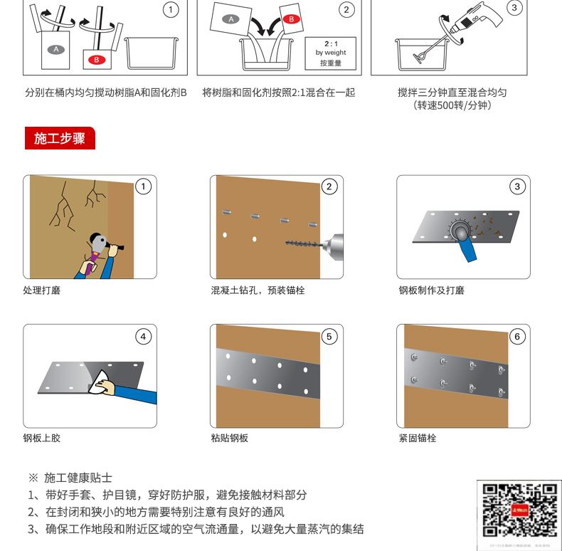 包钢嘉陵粘钢加固施工过程